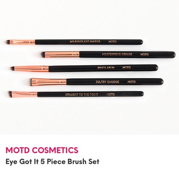 MOTD Cosmetics 5 piece brush set - Picture 1 of 2